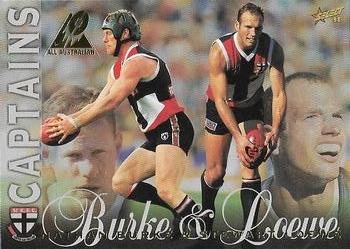 1998 Select AFL Signature Series #16 Nathan Burke / Stewart Loewe Front